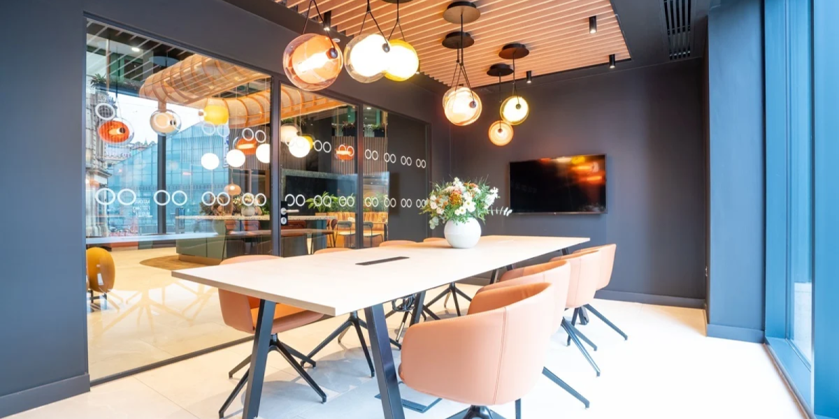 Meeting room at Balloon Street, Manchester
