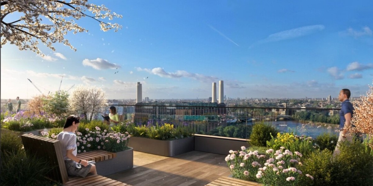 Roof terrace at Industrious OSMO Battersea