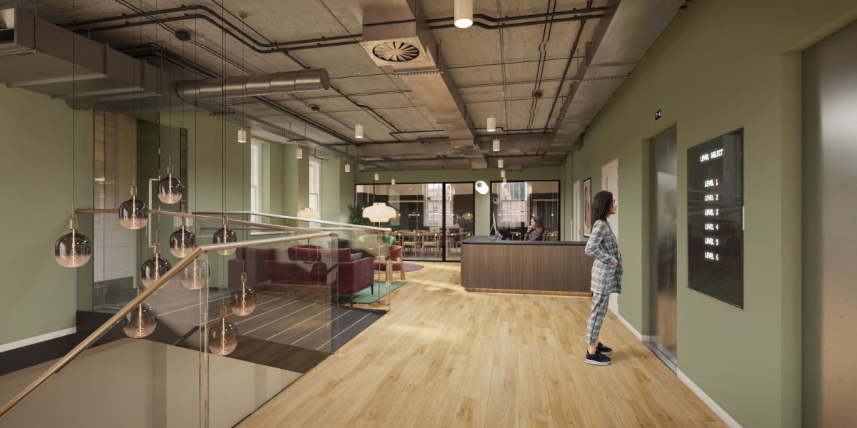 Reception at office space near Holborn