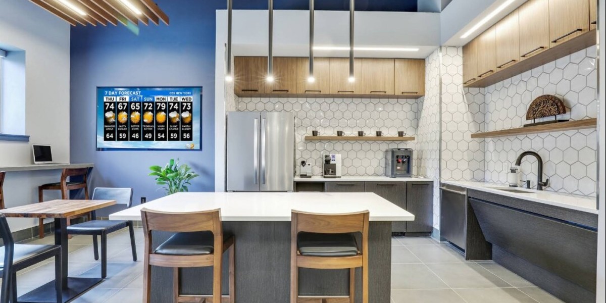 Kitchen space at Essex Suites, New Jersey