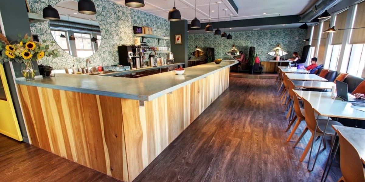 Kitchen area at Andco Grove, near Historic Downtown