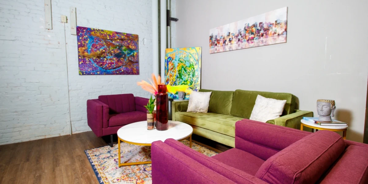 Breakout area at The Presley Post, Louisville