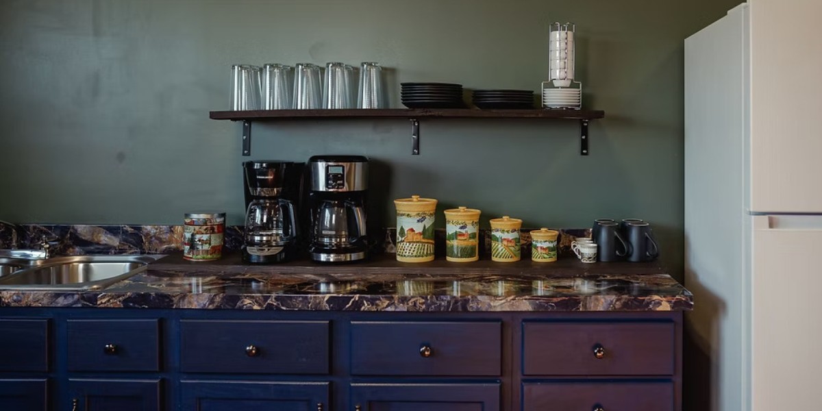 Kitchen area at The Bakery | Coworking space to rent at California, Louisville