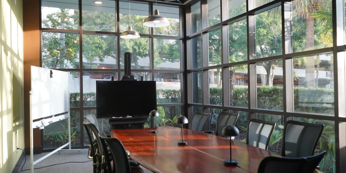 Meeting room at Credo Conduit in Downtown Orlando