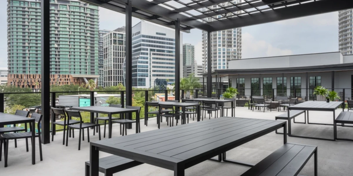 Outdoor space at 615 Channelside Drive Office Space