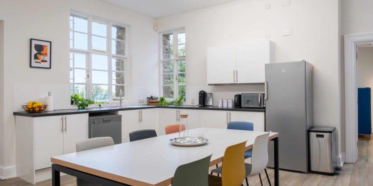 Kitchen area at Tortworth House