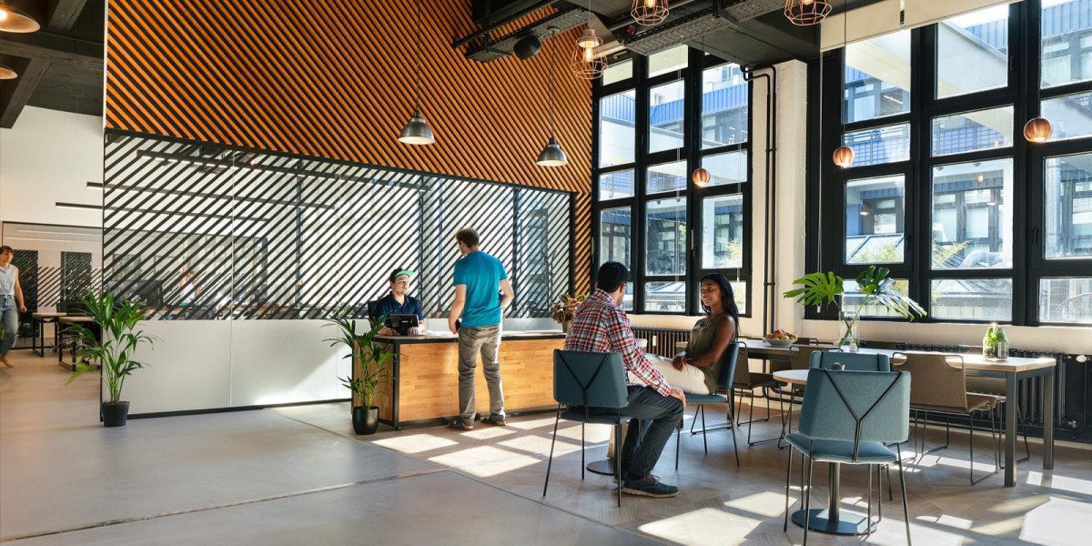 Reception area at Techspace Kreuzberg