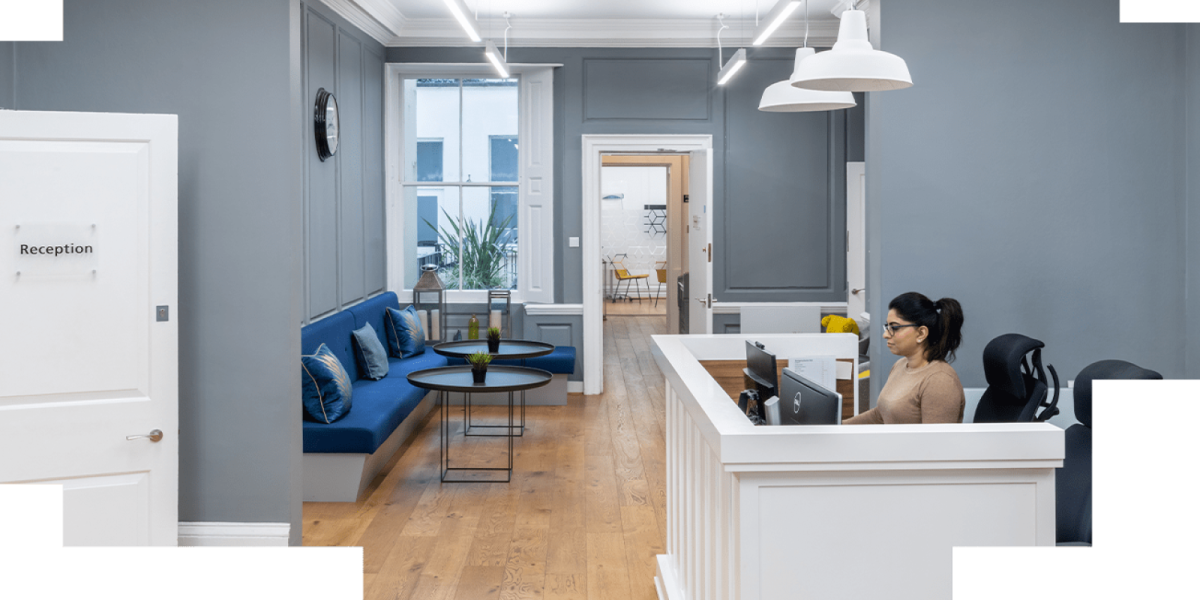 Manned reception at The Boutique Workplace Company - 7-9 Henrietta Street