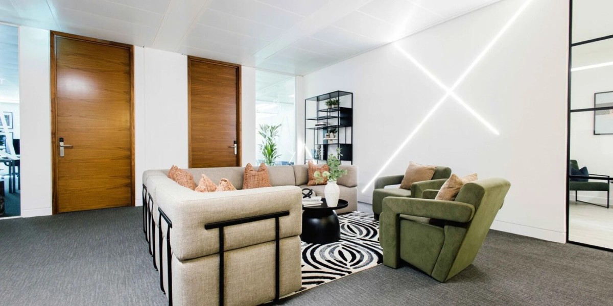 Breakout area at serviced offices in London