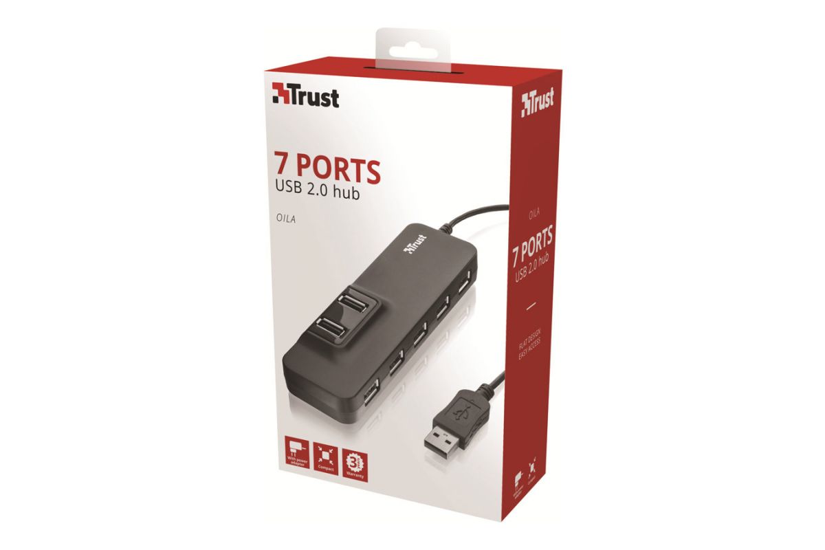 Trust OILA 7 Port USB 2.0 Hub
