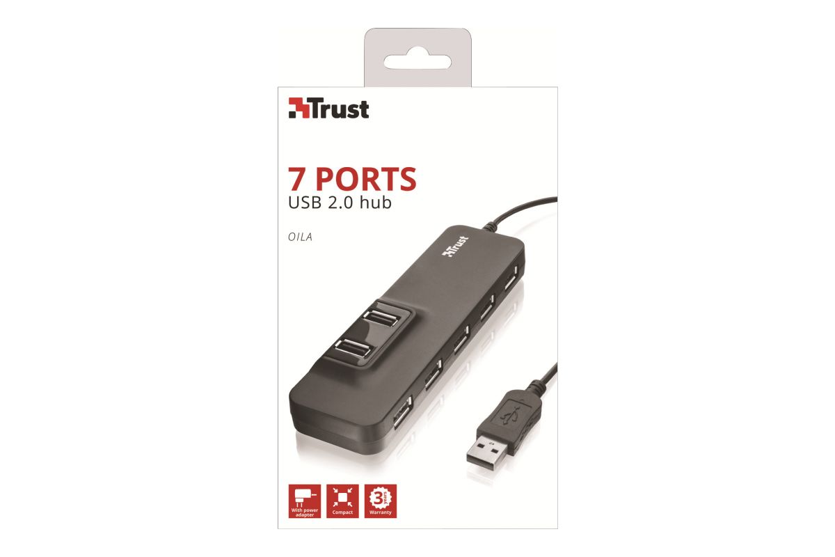 Trust OILA 7 Port USB 2.0 Hub
