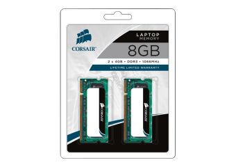 Corsair - 8GB: 2x4GB - DDR3 - 1066MHz - SO DIMM 204-PIN