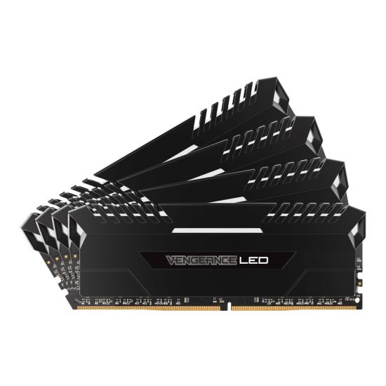CORSAIR Vengeance LED - 64GB: 4x16GB - DDR4 - 3000MHz - DIMM 288-PIN