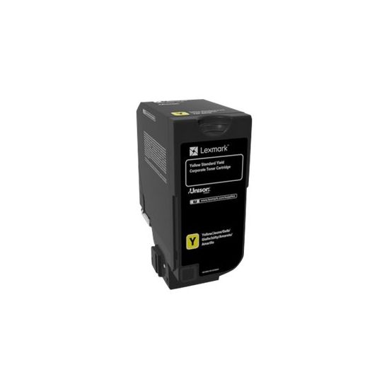 Lexmark - gul - original - tonerpatron - LCCP, Lexmark Corporate