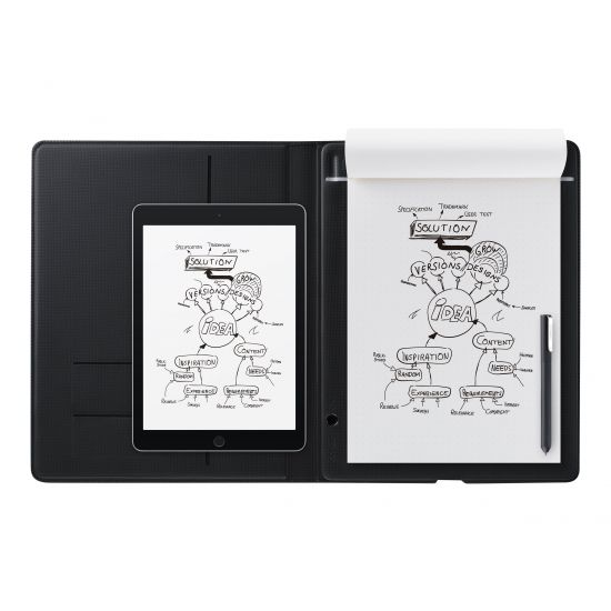 Wacom Bamboo Folio - digitizer - Bluetooth, micro USB - mørkegrå