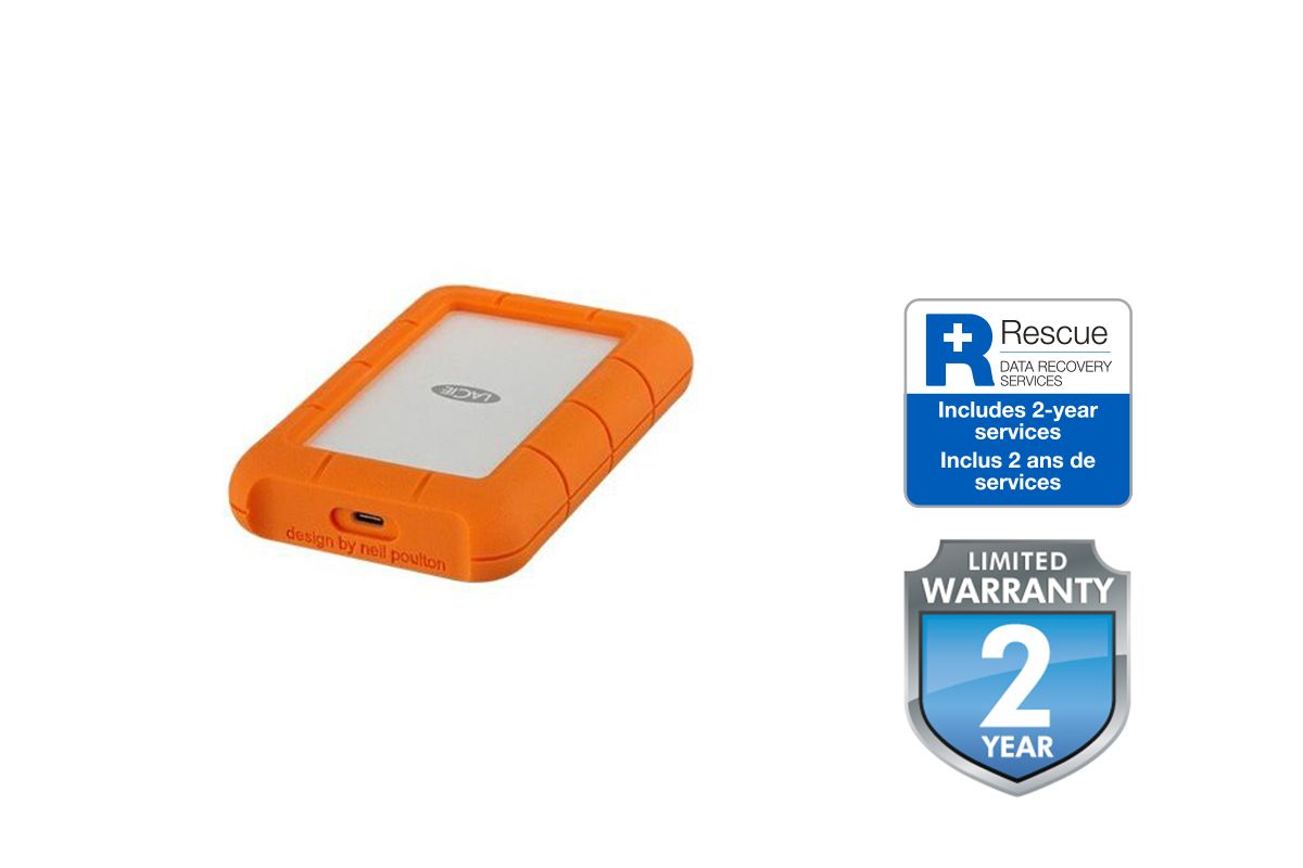 LaCie Rugged USB-C - 4TB