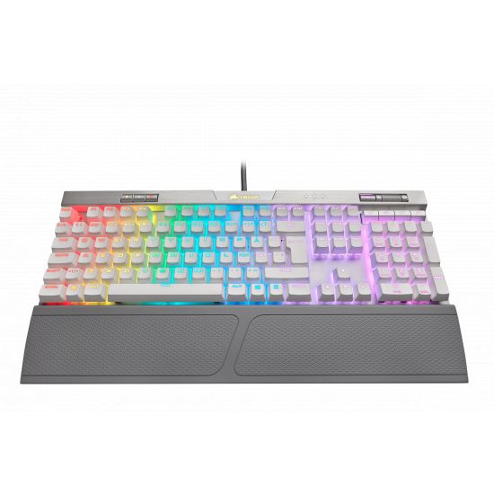 Corsair Gaming K70 RGB MK.2 SE Silver, PBT Keycaps, MX Speed