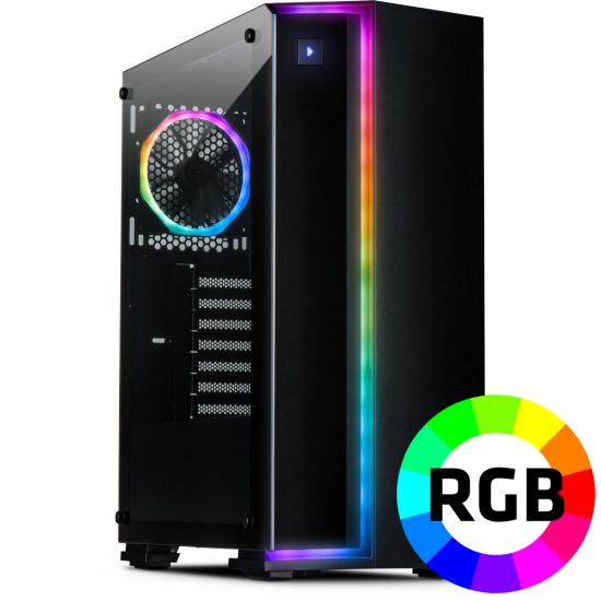 Føniks Intel i5/RTX2060 Gamer Computer - Intel i5 8400 - 16GB DDR4 - Nvidia RTX 2060 6GB - 480GB SSD - Uden Windows
