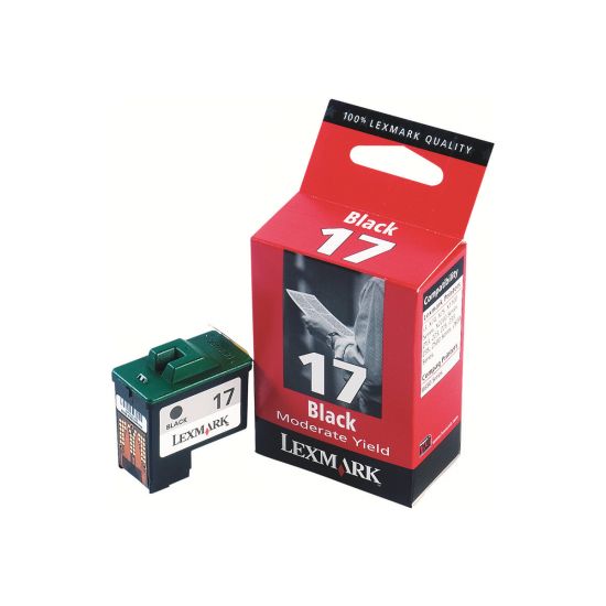 Lexmark Cartridge No. 17 - sort - original - blækpatron