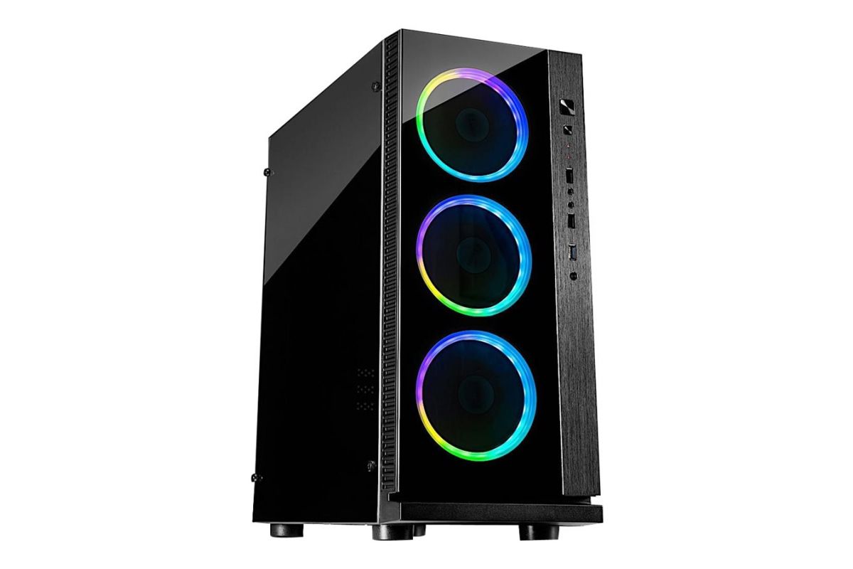 Inter-Tech Case ATX Midi W-III RGB Kabinet
