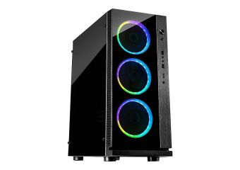 Inter-Tech Case ATX Midi W-III RGB Kabinet