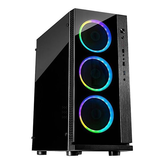 Inter-Tech Case ATX Midi W-III RGB Kabinet