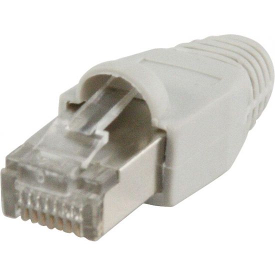 RJ45-stik og plasthus (1 sæt)