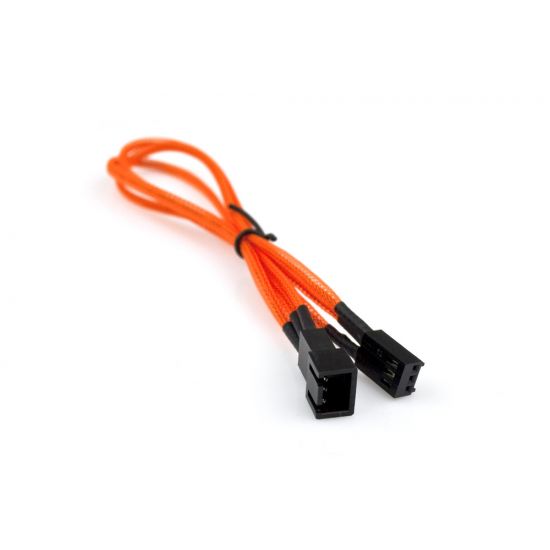 NZXT Premium CB 3F - 30cm 3 pin Molex Han Hun Orange