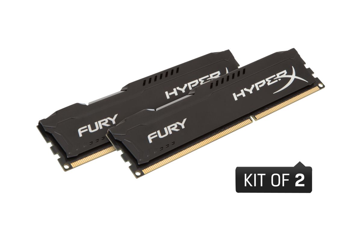 HyperX FURY - 16GB: 2x8GB - DDR3 - 1600MHz - DIMM 240-pin
