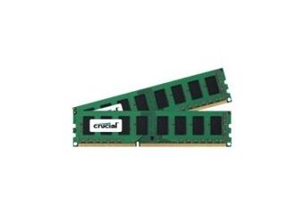 Crucial - 2GB: 2x1GB - DDR3 - 1600MHz - DIMM 240-pin