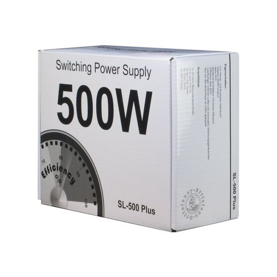 Inter-Tech SL-500 Plus - strømforsyning - 500W