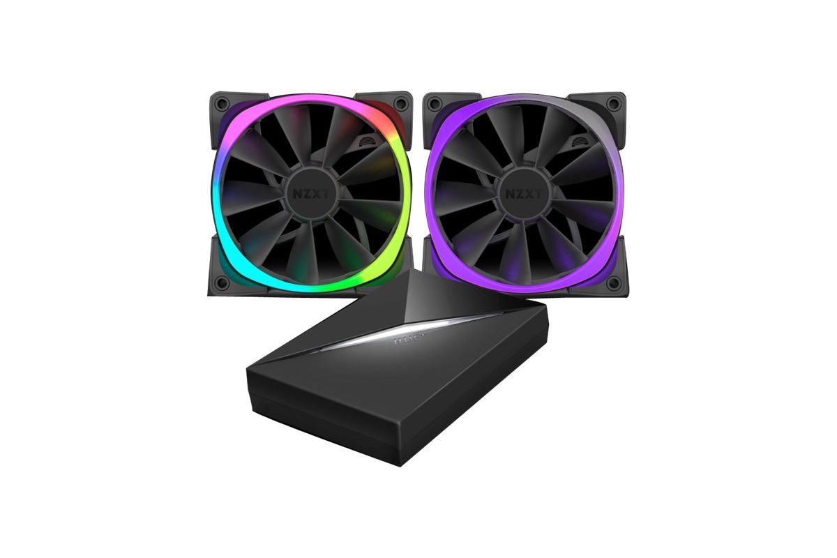 NZXT Aer 140mm RGB & HUE+ LED Casemod Kit