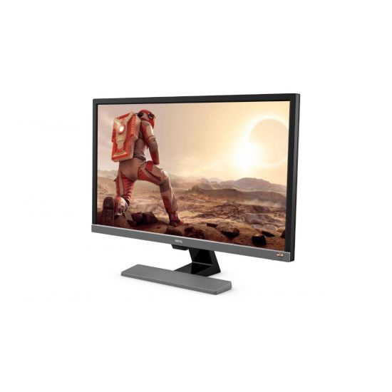BenQ EL2870U - LED-skærm - 27.9" - 3840 x 2160 4K UHD (2160p) - TN - 300 cd/m² - 1000:1 - 1 ms - 2xHDMI, DisplayPort - højtalere - metalgrå