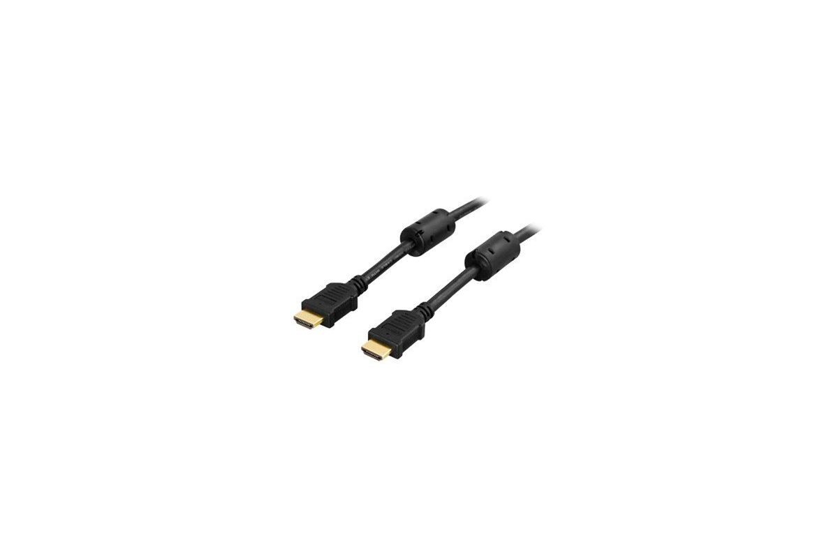 DELTACO HDMI til HDMI 2 m Sort