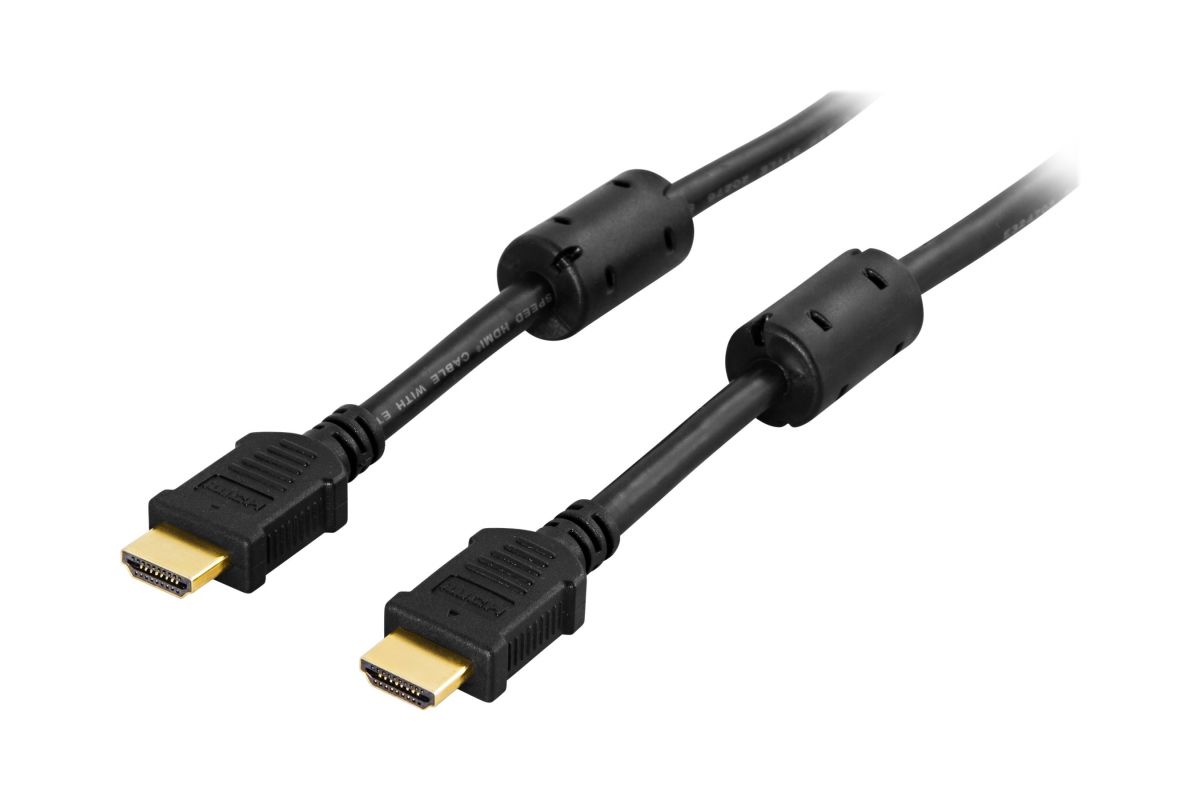 DELTACO HDMI til HDMI 2 m Sort