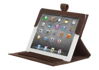 D. Bramante 9.7´´ Folio til iPad 2, 3 og 4 i Jægerbrun Læder