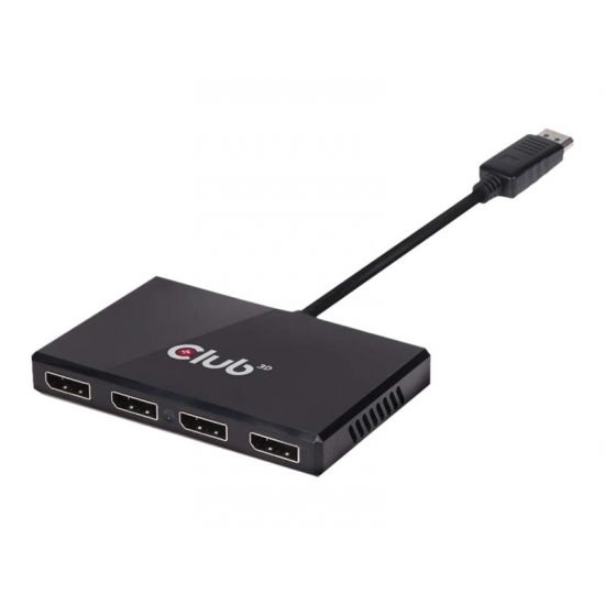 Club 3D SenseVision Multi Stream Transport (MST) Hub CSV-6400 - video-/audiosplitter - 4 porte