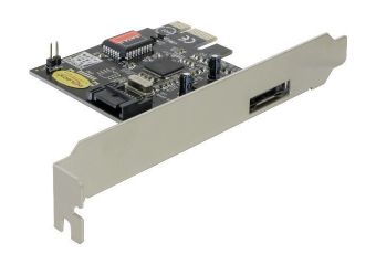 DeLOCK PCI Express controller card 1x eSATA, 1x SATA