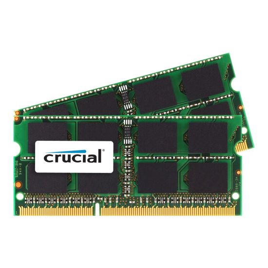 Crucial - 16GB: 2x8GB - DDR3 - 1600MHz - SO DIMM 204-PIN - CL11