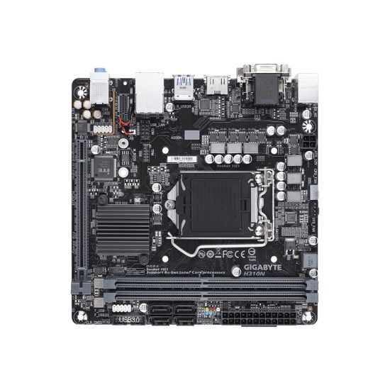 Gigabyte H310N - 1.0 - bundkort - mini ITX - LGA1151 Socket - H310