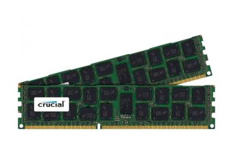 Crucial - 32GB: 2x16GB - DDR3 - 1600MHz - DIMM 240-pin