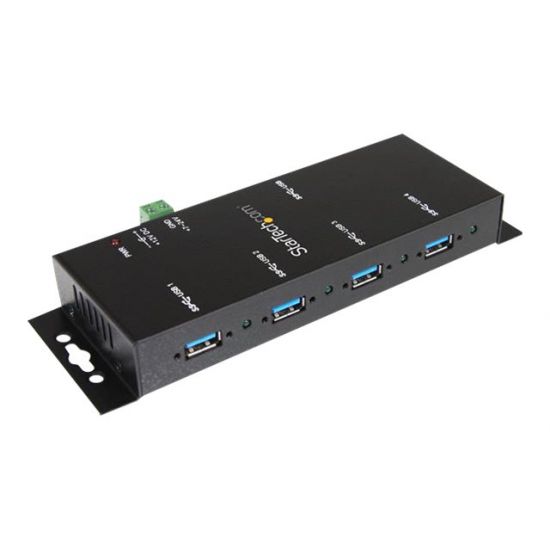 StarTech.com 4 Port Industrial USB 3.0 Hub Mountable