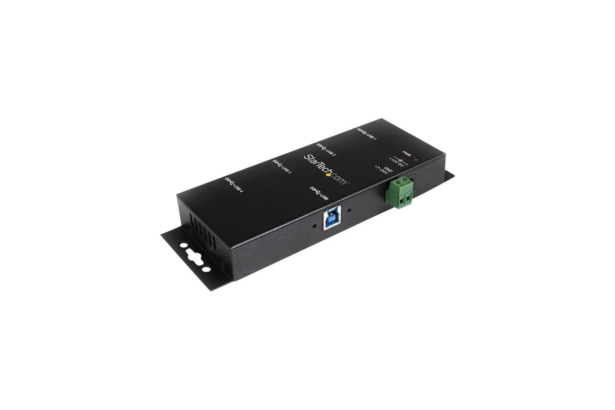 StarTech.com 4 Port Industrial USB 3.0 Hub Mountable