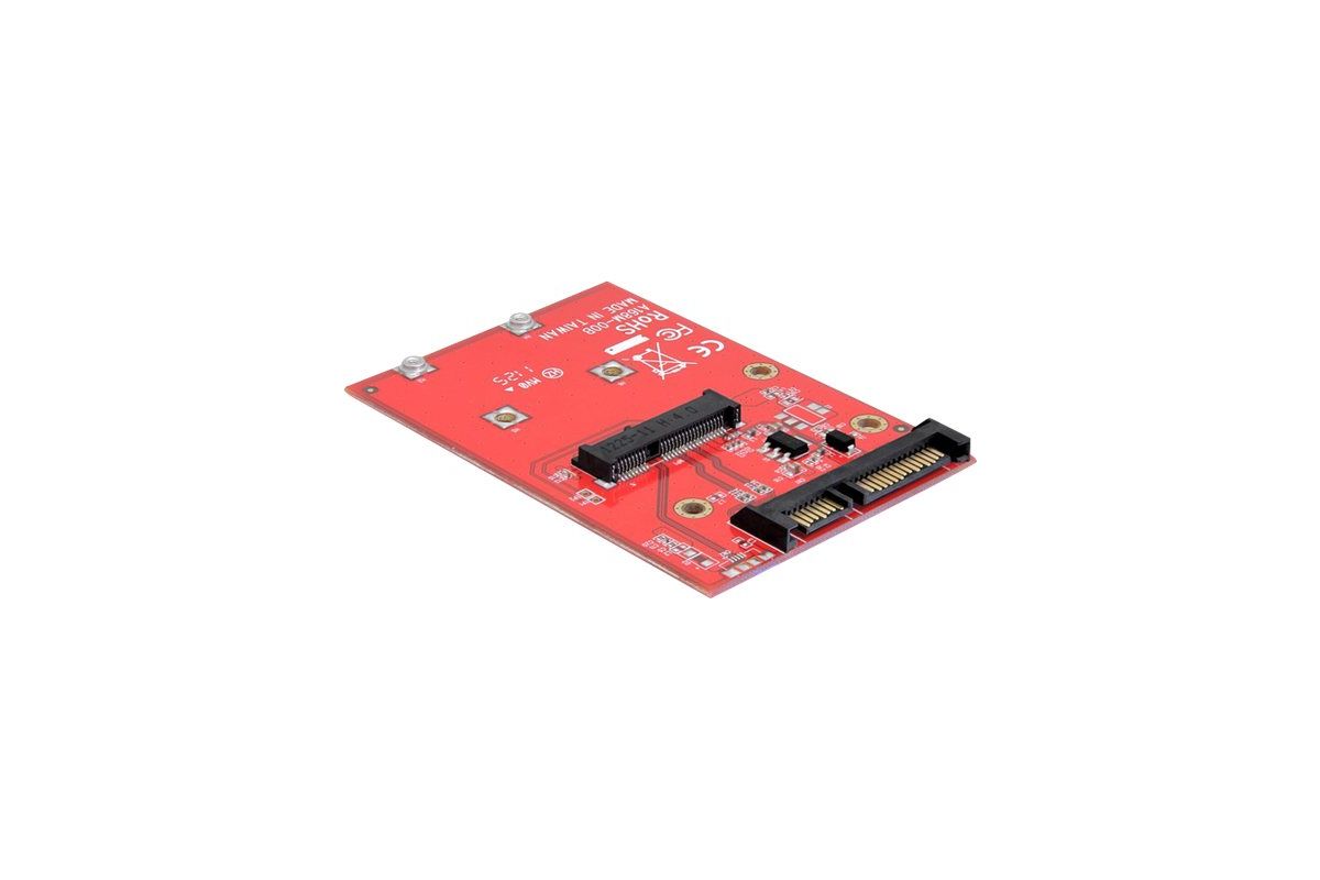 DeLOCK Converter SATA 22 pin > mSATA with 2.5" Frame