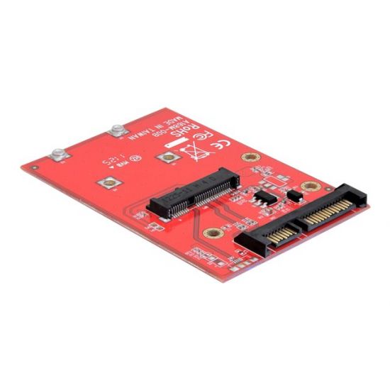 DeLOCK Converter SATA 22 pin > mSATA with 2.5" Frame