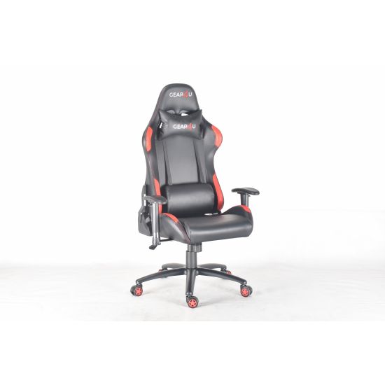 GEAR4U Elite Pro Gamer Stol Sort/Rød