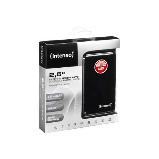 Intenso Memory Station - 500GB - USB 2.0 - 4 pin USB Type A