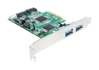 DeLOCK PCI Express Card > 2 x external USB 3.0, 2 x internal SATA 6 Gb/s