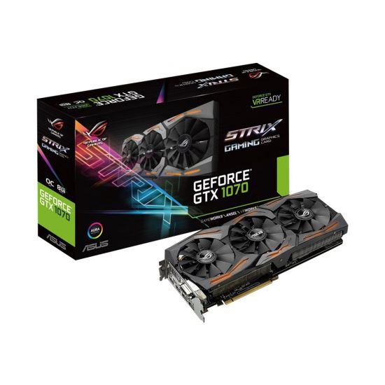 ASUS ROG STRIX-GTX1070-8G-GAMING - NVIDIA GTX1070 - 8GB GDDR5