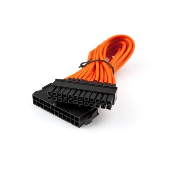 NZXT Premium CB 24P - 25cm Strøm 24 pin ATX Han Hun Orange